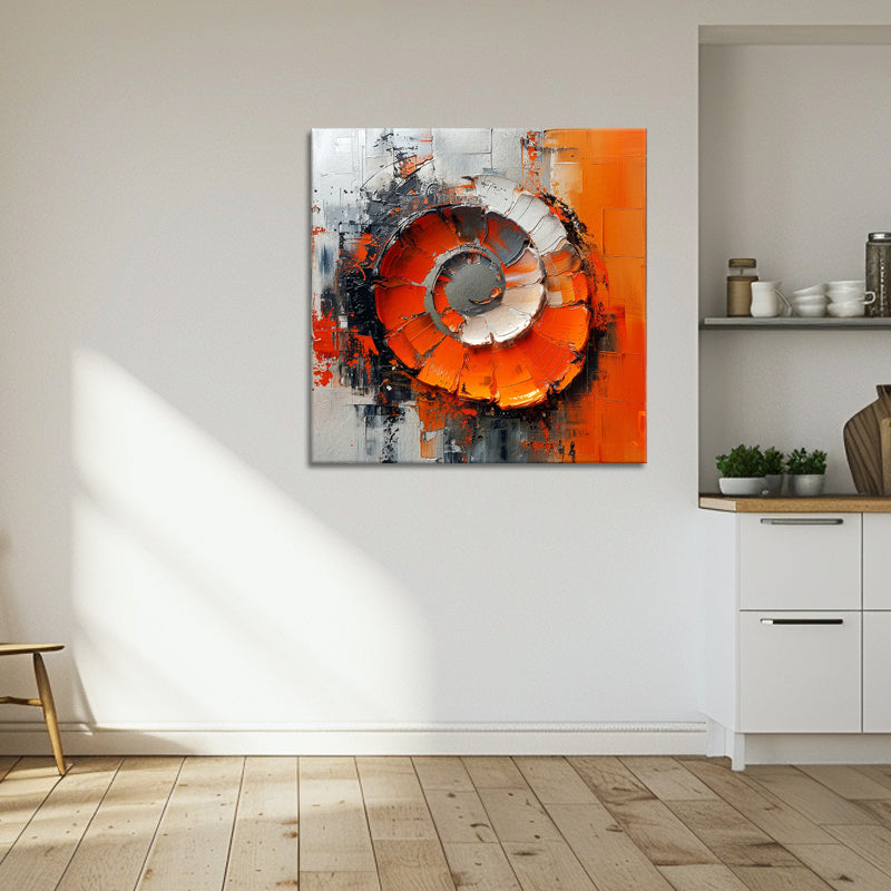 Abstrakter Kreis Orange