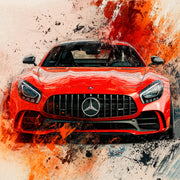 Abstrakter Mercedes AMG GT