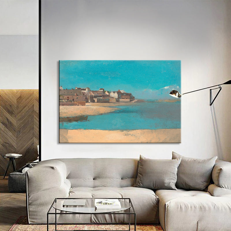 Dorf am Meer - Odilon Redon