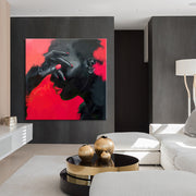 Dame in Rot