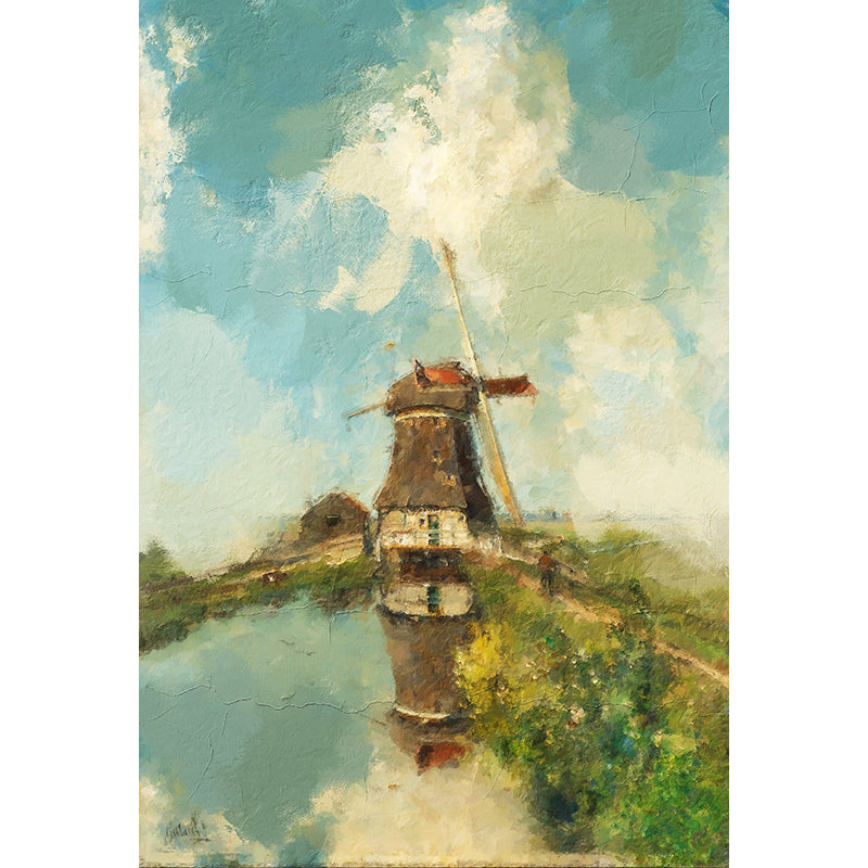 Eine Mühle am Polderkanal - Paul Joseph Constantin Gabriël