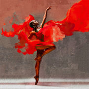 Die Dame in Rot
