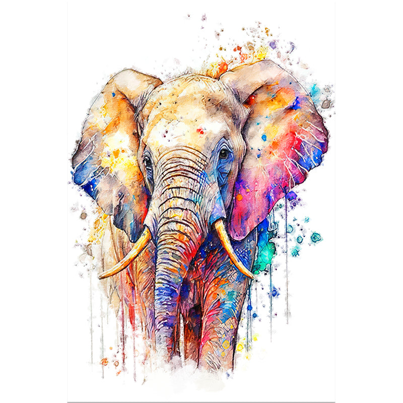 Gefärbter Elefant