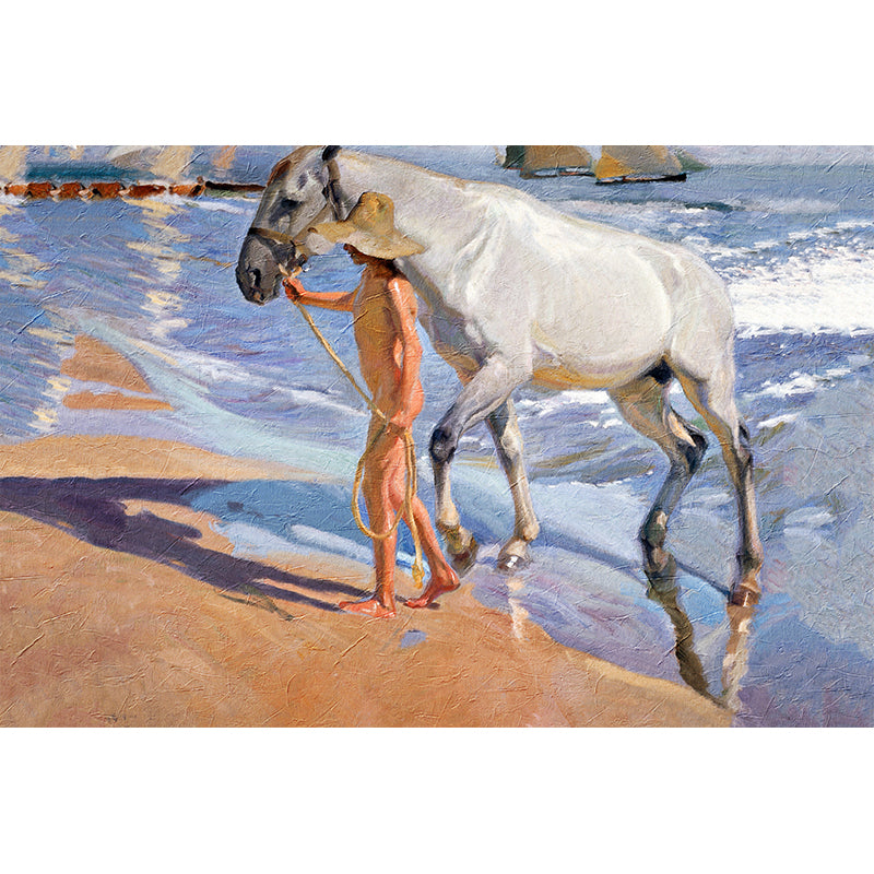 Das Bad der Pferde - Joaquín Sorolla