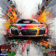 Audi R8-Gemälde