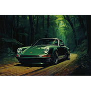Grüner Porsche