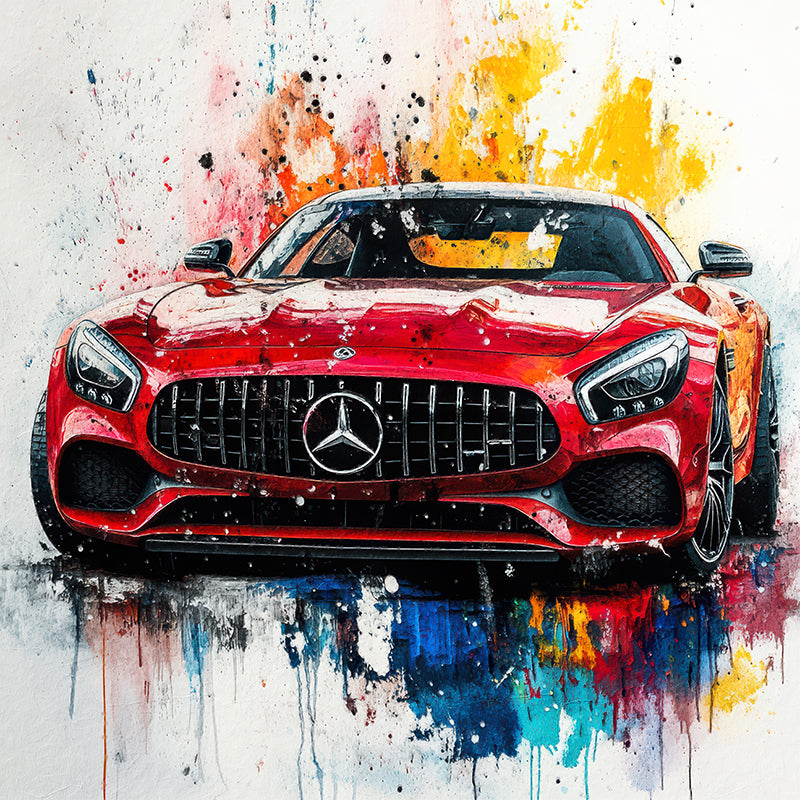 Roter Mercedes-AMG GT