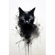Schwarze Katze