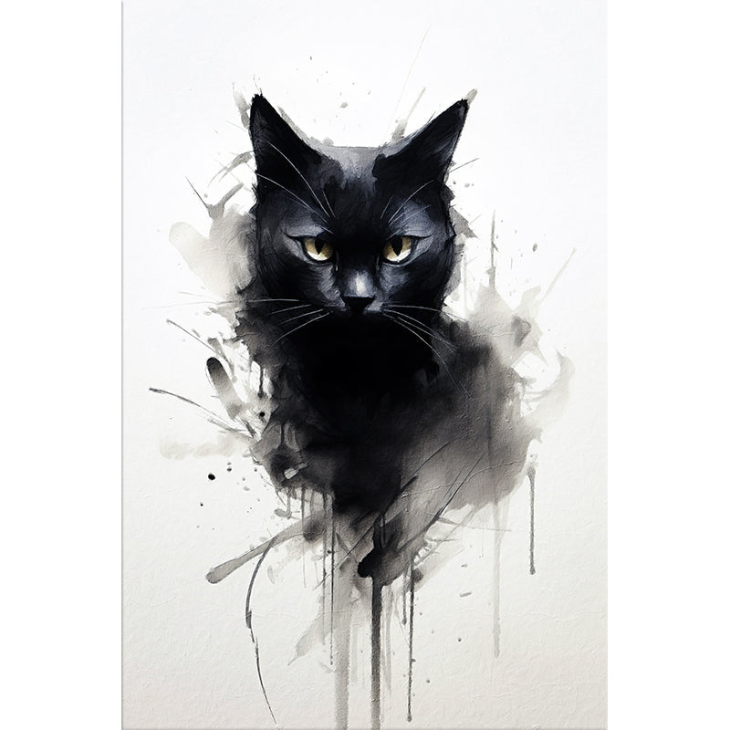 Schwarze Katze