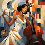 Frau und Cello