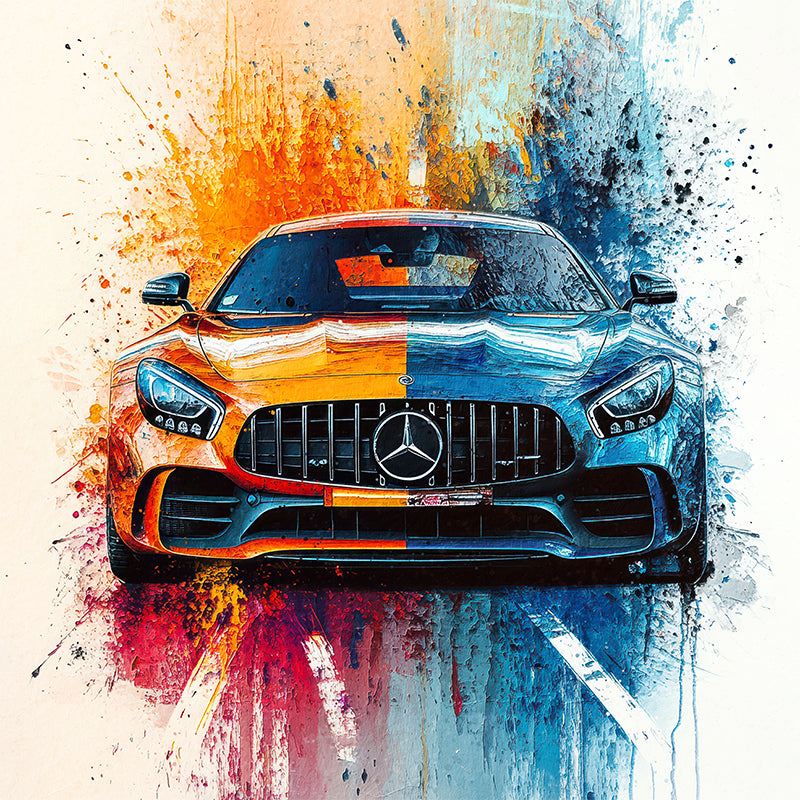 Mercedes-AMG GT Gemälde