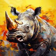 Nashorn-Gemälde