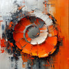 Abstrakter Kreis Orange