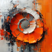 Abstrakter Kreis Orange