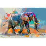 Elefant in Mischfarbe