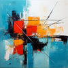Abstrakt blau