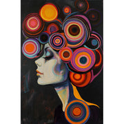Frau mit Locken II
