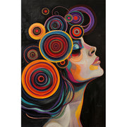 Frau mit Locken IV
