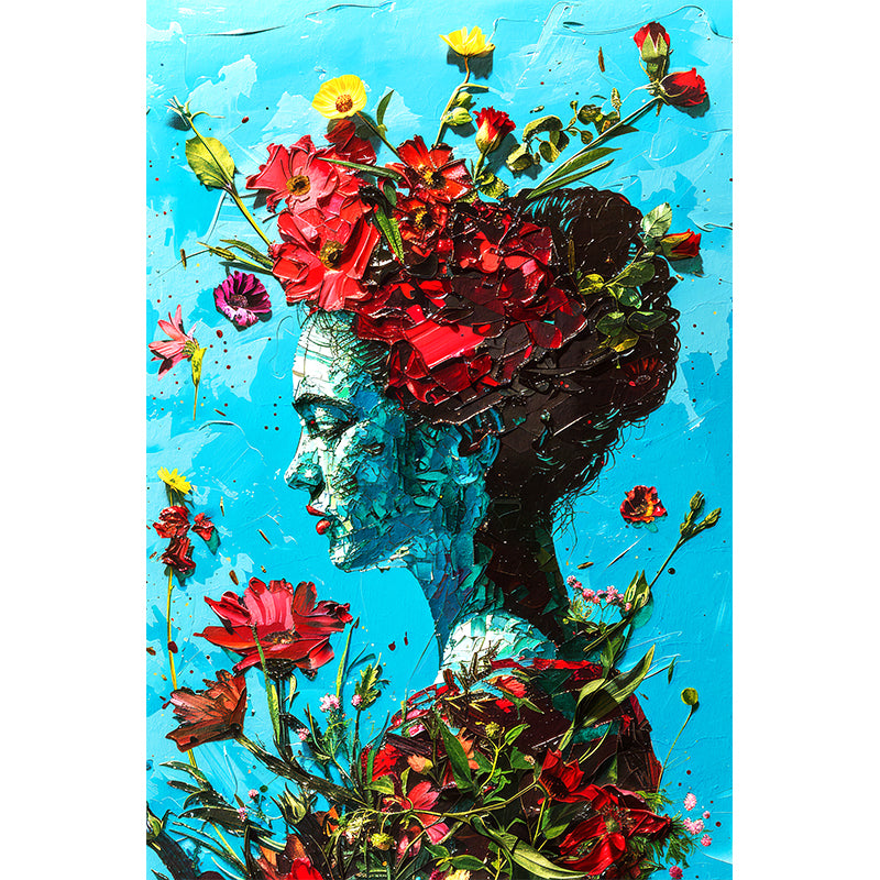 Frida Kahlo mit der Blume I