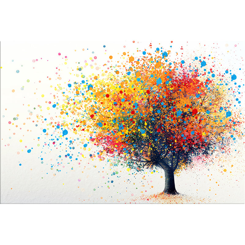 Gemälde bunter Baum