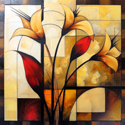 Kunst Abstrakte Blumen II