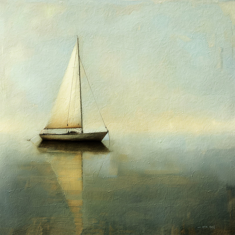 Segelboot-Gemälde Stillleben