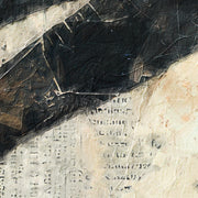 Frau mit Hut – Collage-Kunst