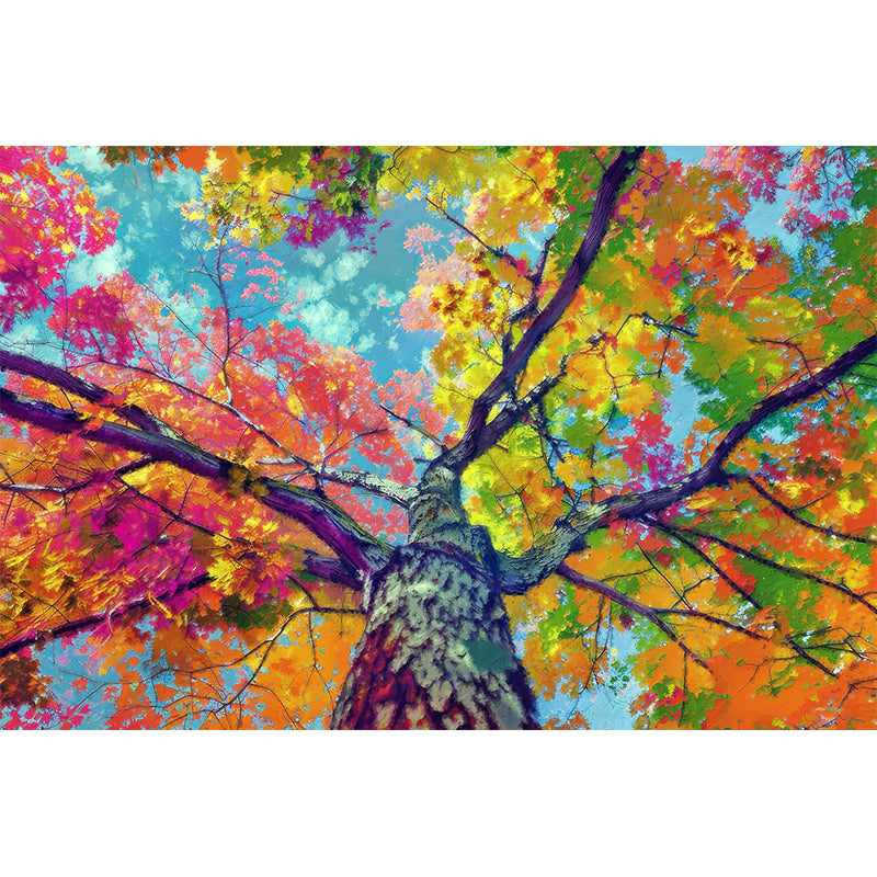 Sich verfärbender Baum