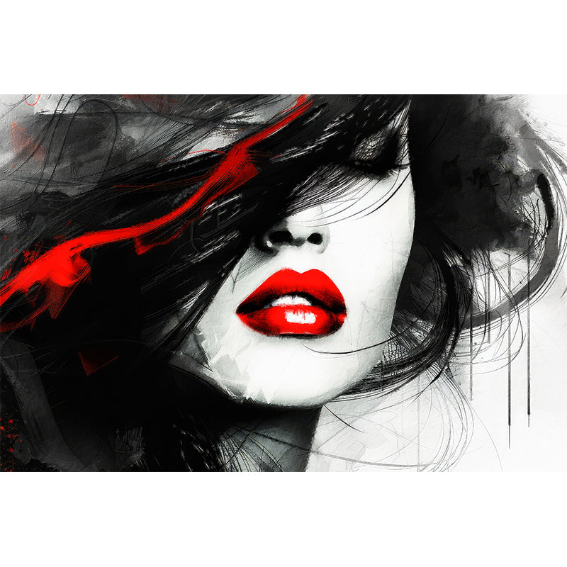 Rote Lippen