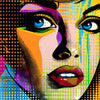 Frau in Pop-Art