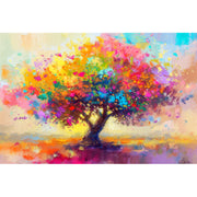Gemälde Bunter Baum