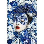 Frauen in Delfter Blau