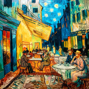 Caféterrasse bei Nacht II
