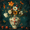 Große Vase mit Blumen