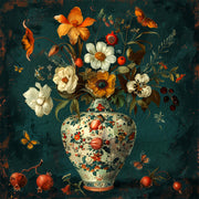 Große Vase mit Blumen