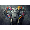 Elefant mit Blumen