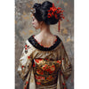 Frau im Kimono Gemälde