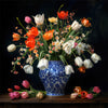 Schöne Vase mit Blumen