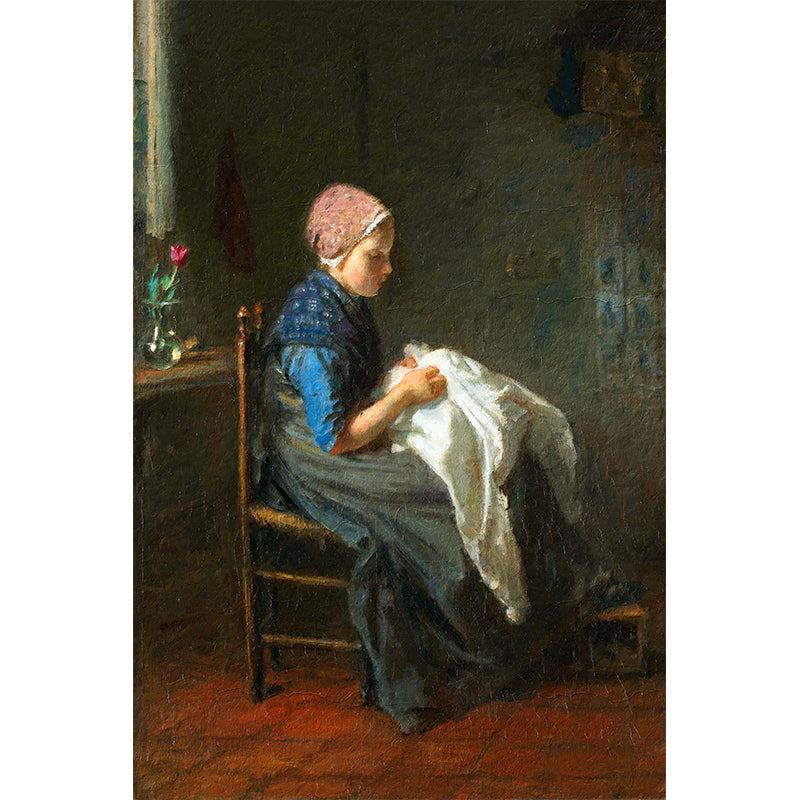 Die kleine Näherin II - Jozef Israëls