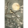 Vogel auf Ast Vintage