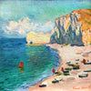 Der Strand und die Falaise d’Amont – Monet