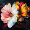 Zwei Blumen Gemälde II