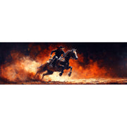 Cowboy auf seinem Pferd