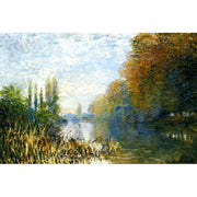 Die Ufer der Seine im Herbst - Monet