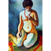 Akt mit Korallenkette - August Macke