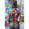 Graffiti-Frau
