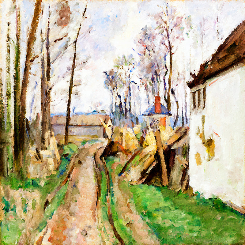 4573 A Village Road nabij Auvers Paul Cezanne copy.jpg