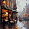 Café-Terrasse in Amsterdam