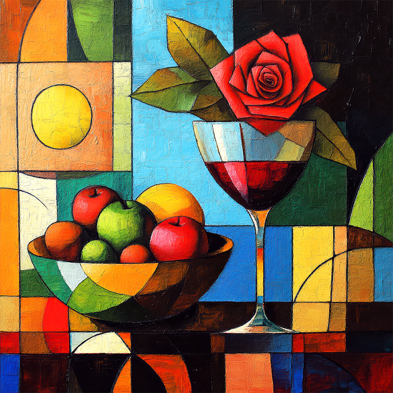 Wein und Obst