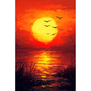 Sonnenuntergang in der Natur